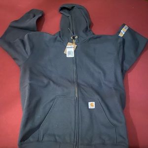 Black Carhartt zip up hoodie 2XL NWT